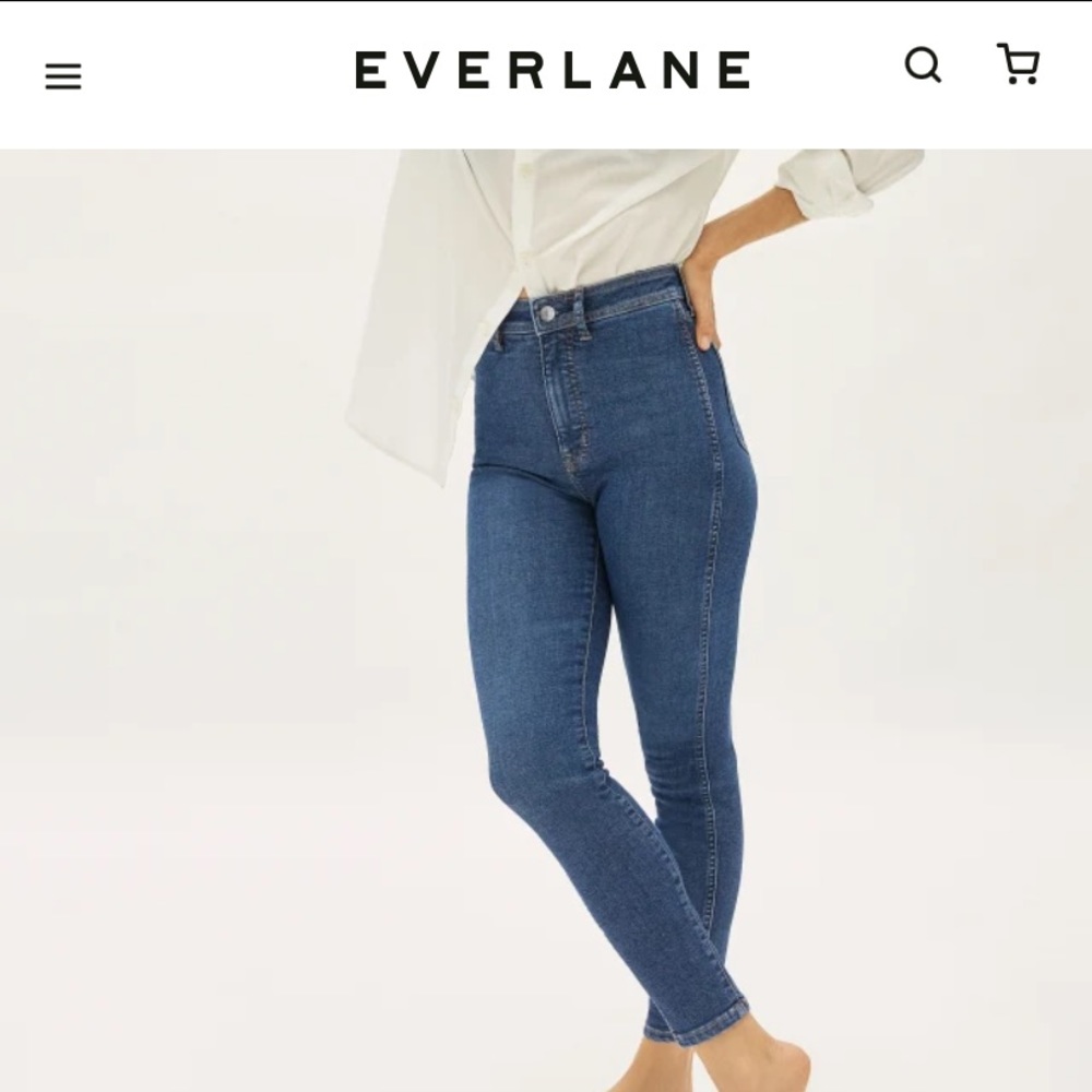 The Way High Skinny Jean. Everlane. Waist 26 Length 28.5 Brand new